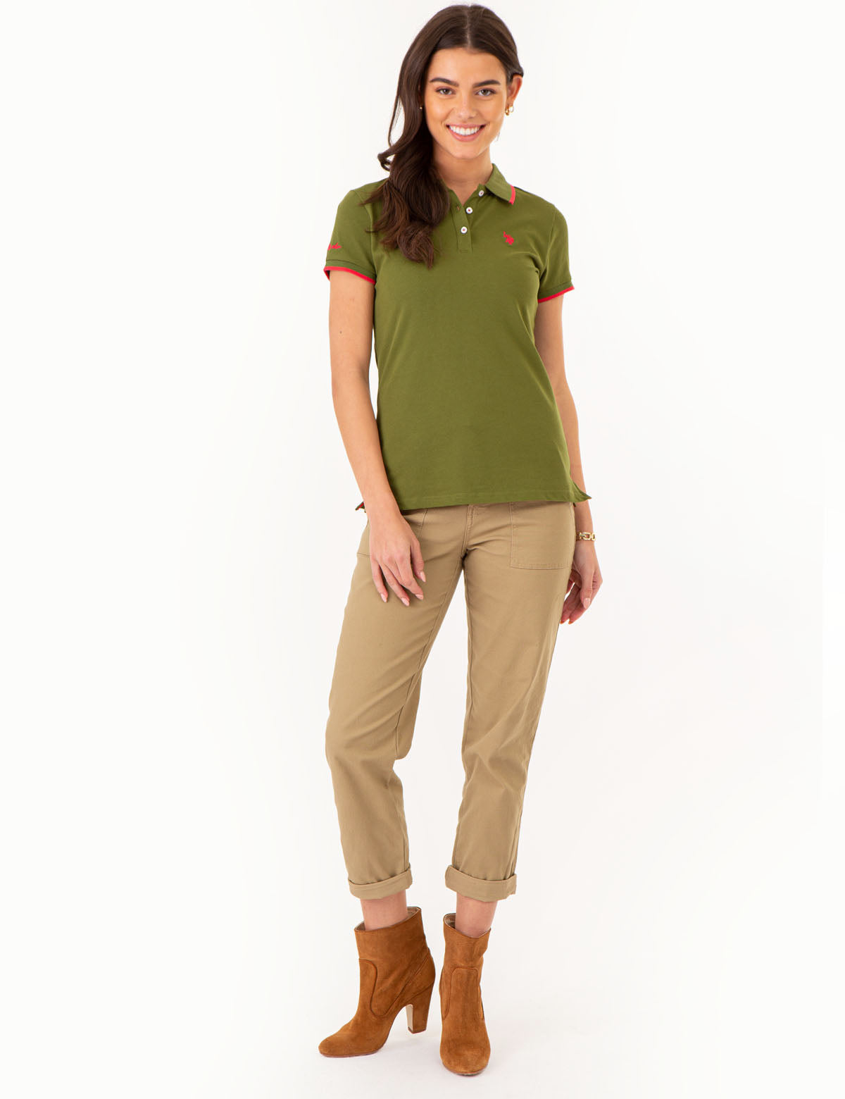 Cinched Polo Top