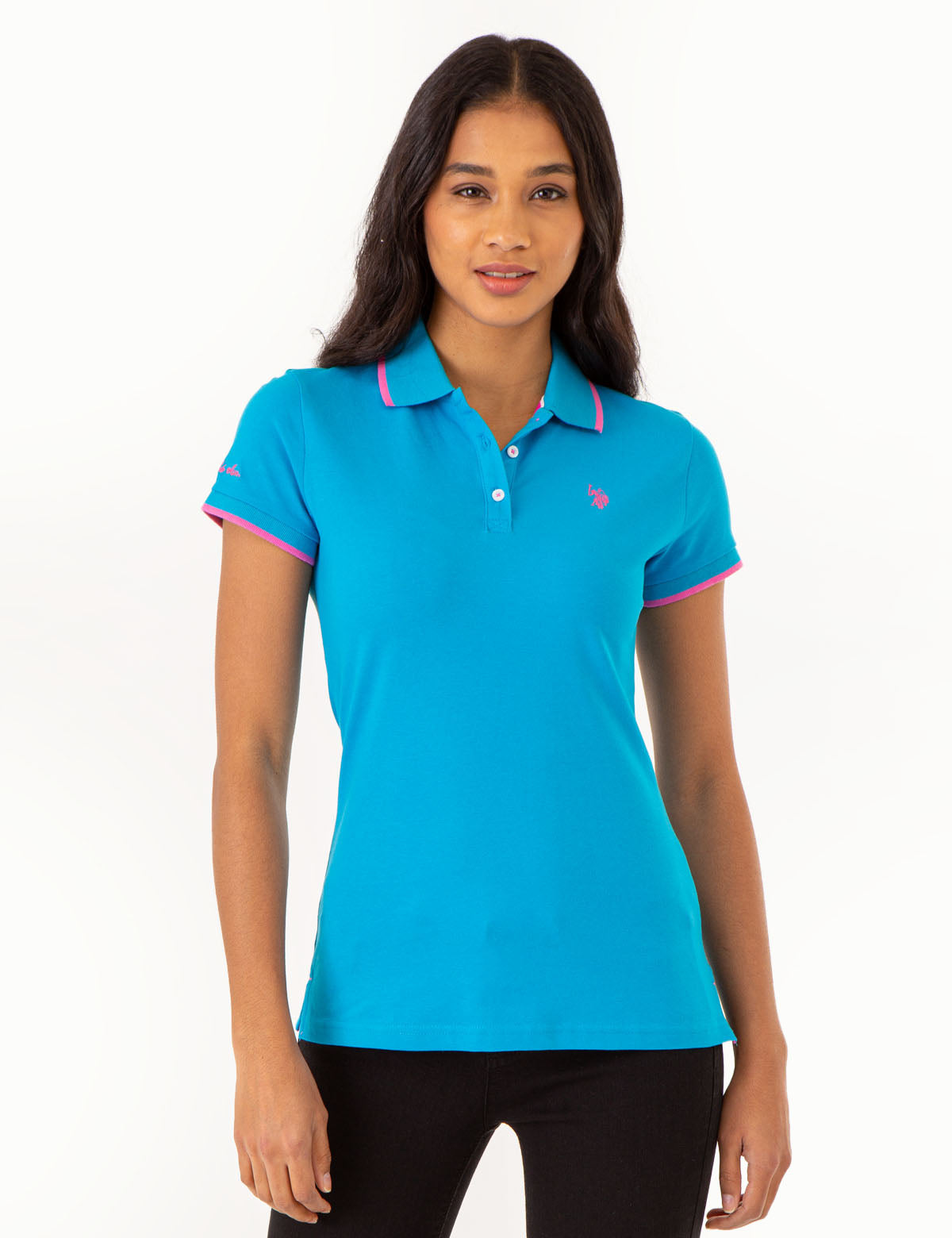 TIPPED SOLID POLO SHIRT– U.S. Polo Assn.