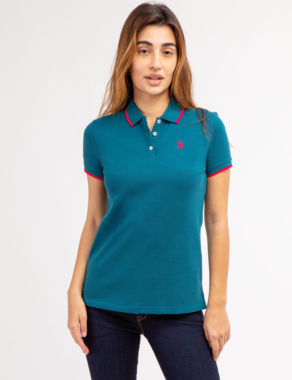 TIPPED SOLID POLO SHIRT– U.S. Polo Assn.