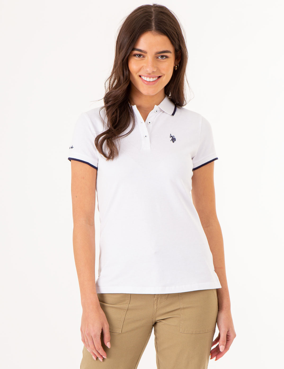 TIPPED SOLID POLO SHIRT– U.S. Polo Assn.