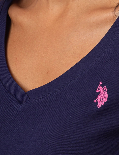 LONG SLEEVE V-NECK T-SHIRT - U.S. Polo Assn.