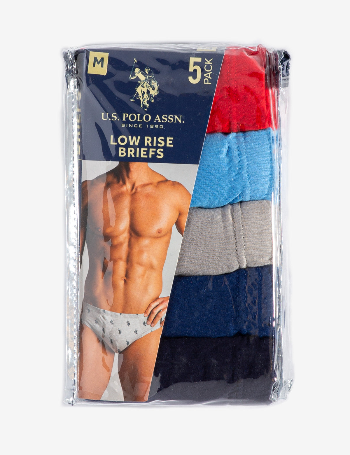 U.S. POLO ASSN. Men's Underwear 4 Pack Stretch Boxer Briefs 