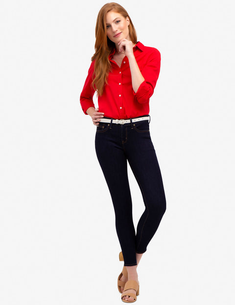 SOLID POPLIN WOVEN SHIRT - U.S. Polo Assn.