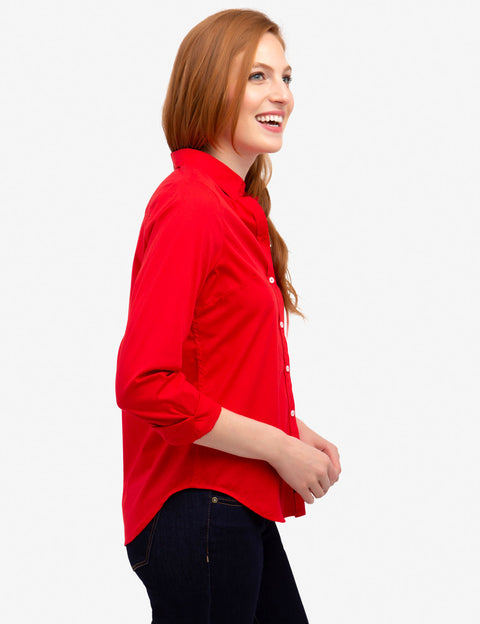 SOLID POPLIN WOVEN SHIRT - U.S. Polo Assn.