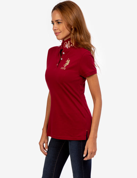 USPA METALLIC PRINT POLO SHIRT - U.S. Polo Assn.