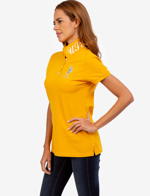 USPA METALLIC PRINT POLO SHIRT - U.S. Polo Assn.