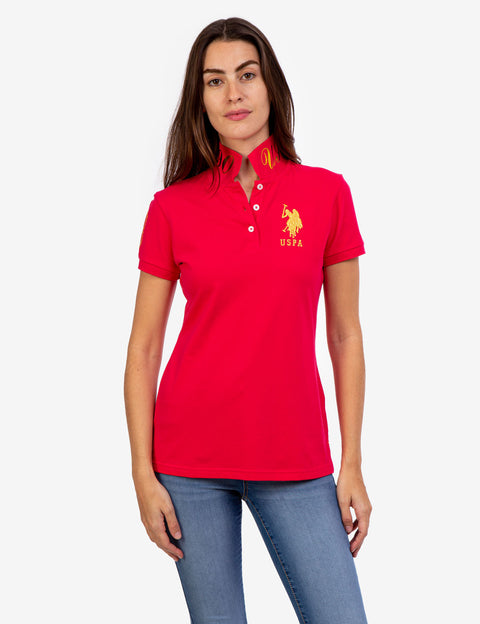 USPA METALLIC PRINT POLO SHIRT - U.S. Polo Assn.