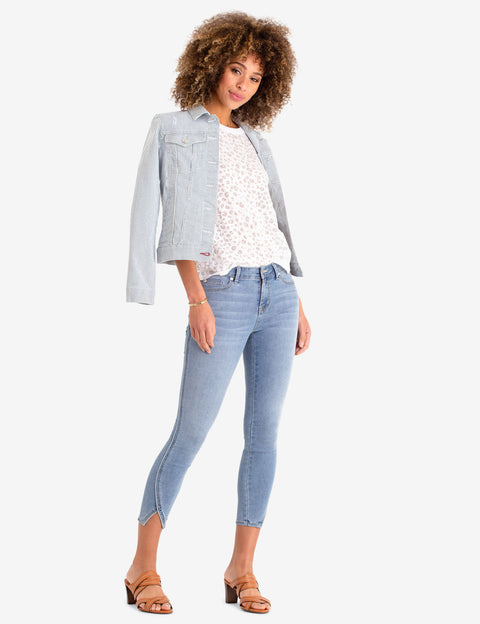 RAILROAD STRIPE DENIM JACKET - U.S. Polo Assn.