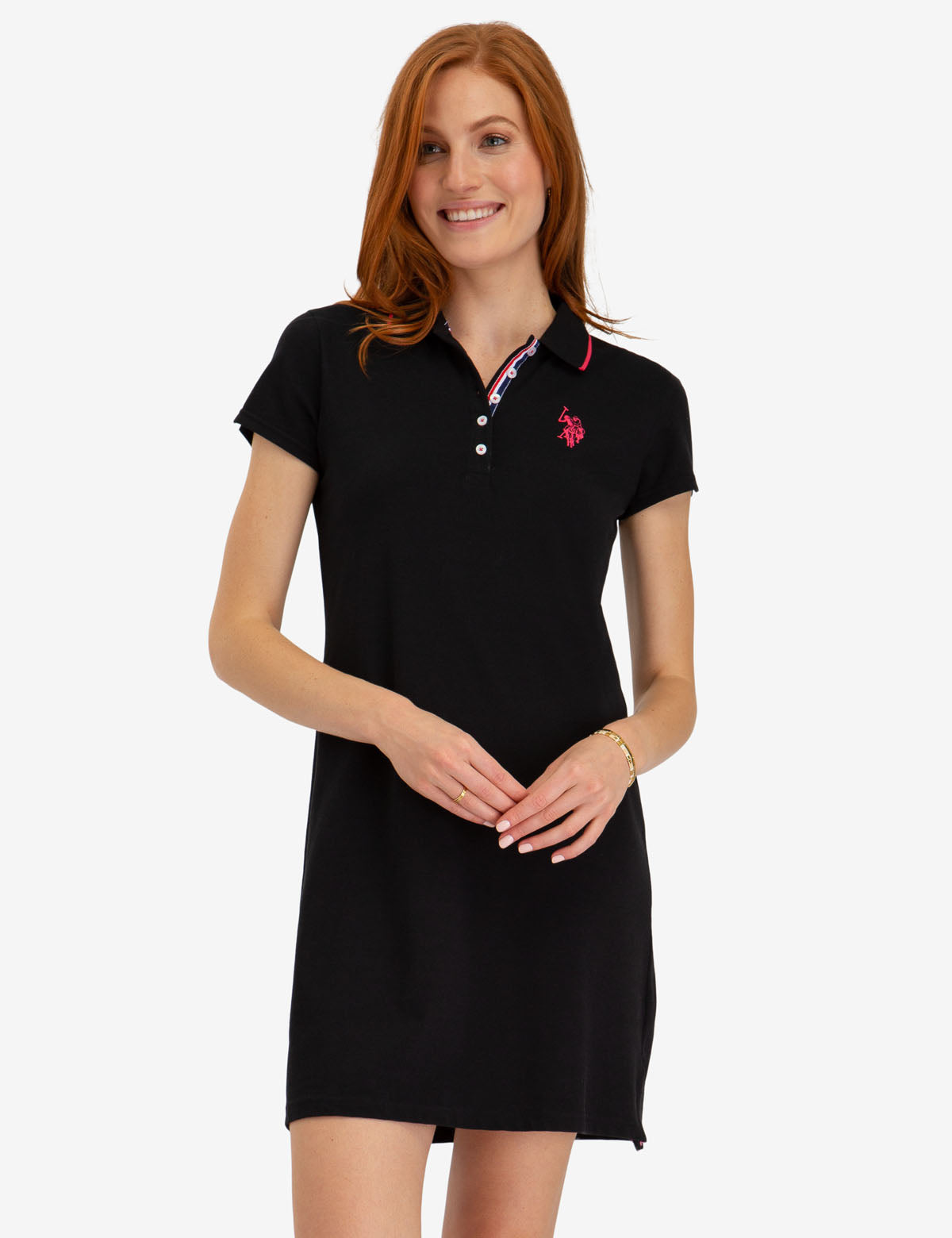 TIPPED POLO DRESS– U.S. Polo Assn.