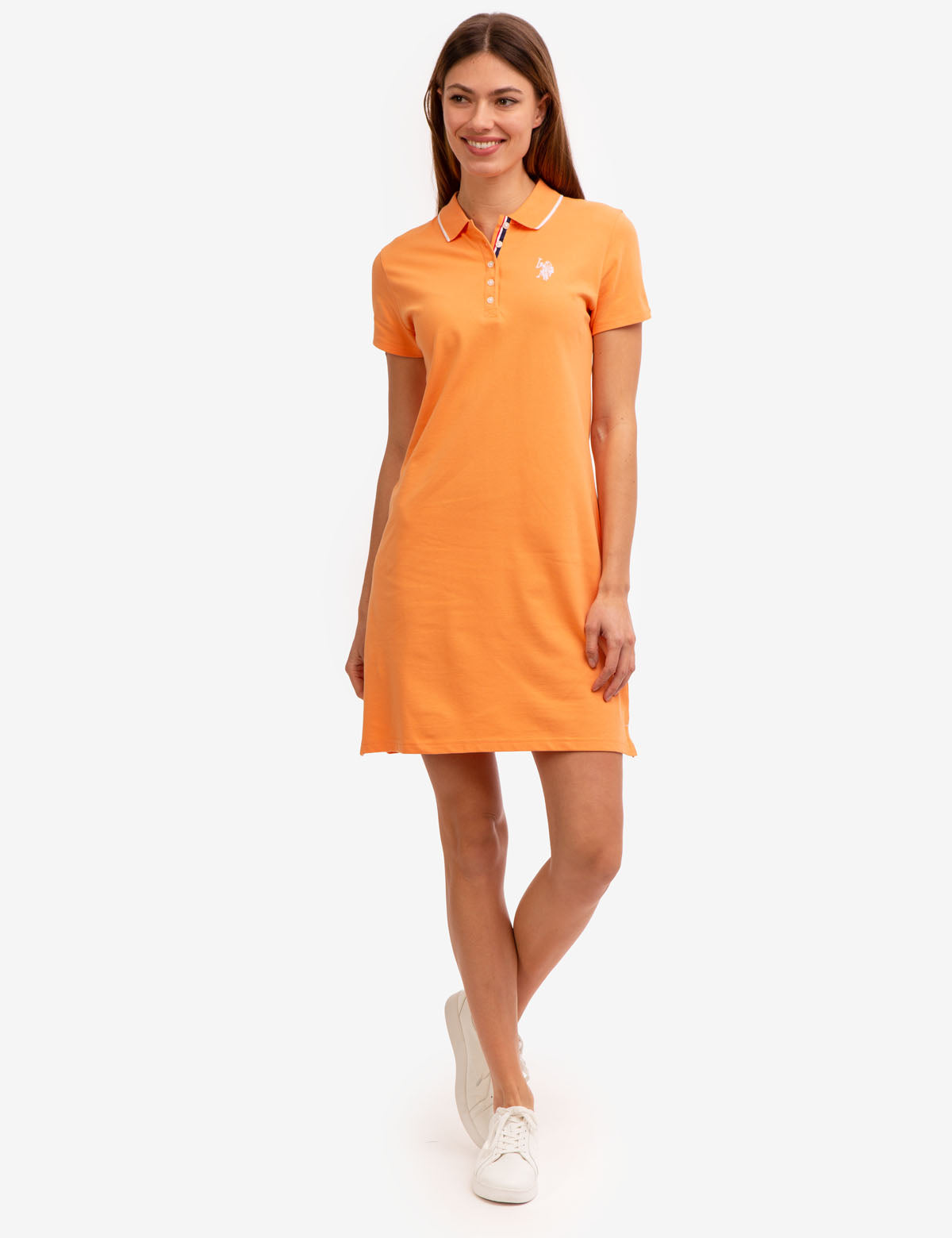 TIPPED POLO DRESS– U.S. Polo Assn.