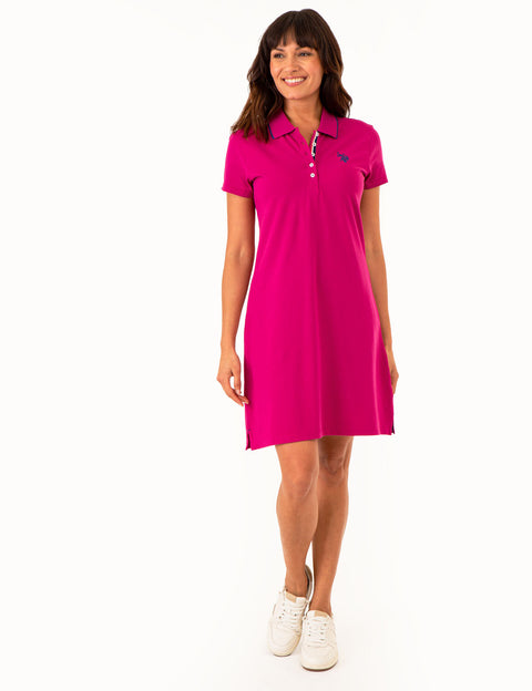 TIPPED POLO DRESS - U.S. Polo Assn.