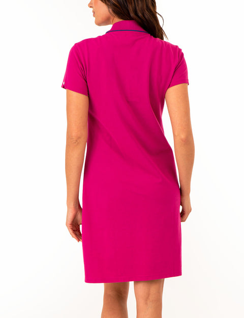TIPPED POLO DRESS - U.S. Polo Assn.