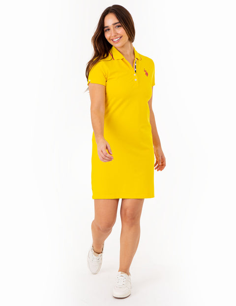 TIPPED POLO DRESS - U.S. Polo Assn.