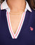 POLO DRESS WITH PIPING - U.S. Polo Assn.