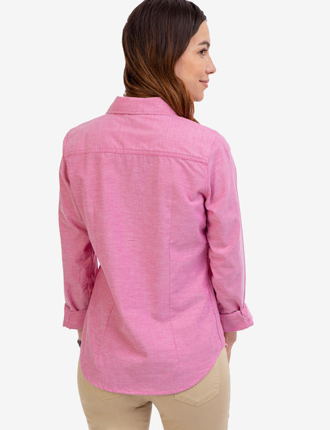 MULTI TONAL SMALL LOGO OXFORD SHIRT - U.S. Polo Assn.