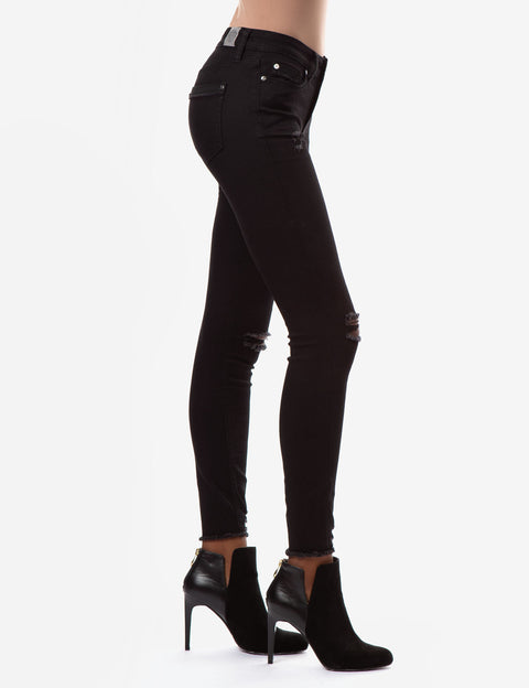 REPREVE® MID RISE DESTRUCTED JEANS - U.S. Polo Assn.