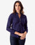 RUCHED BUTTON FRONT SHIRT - U.S. Polo Assn.