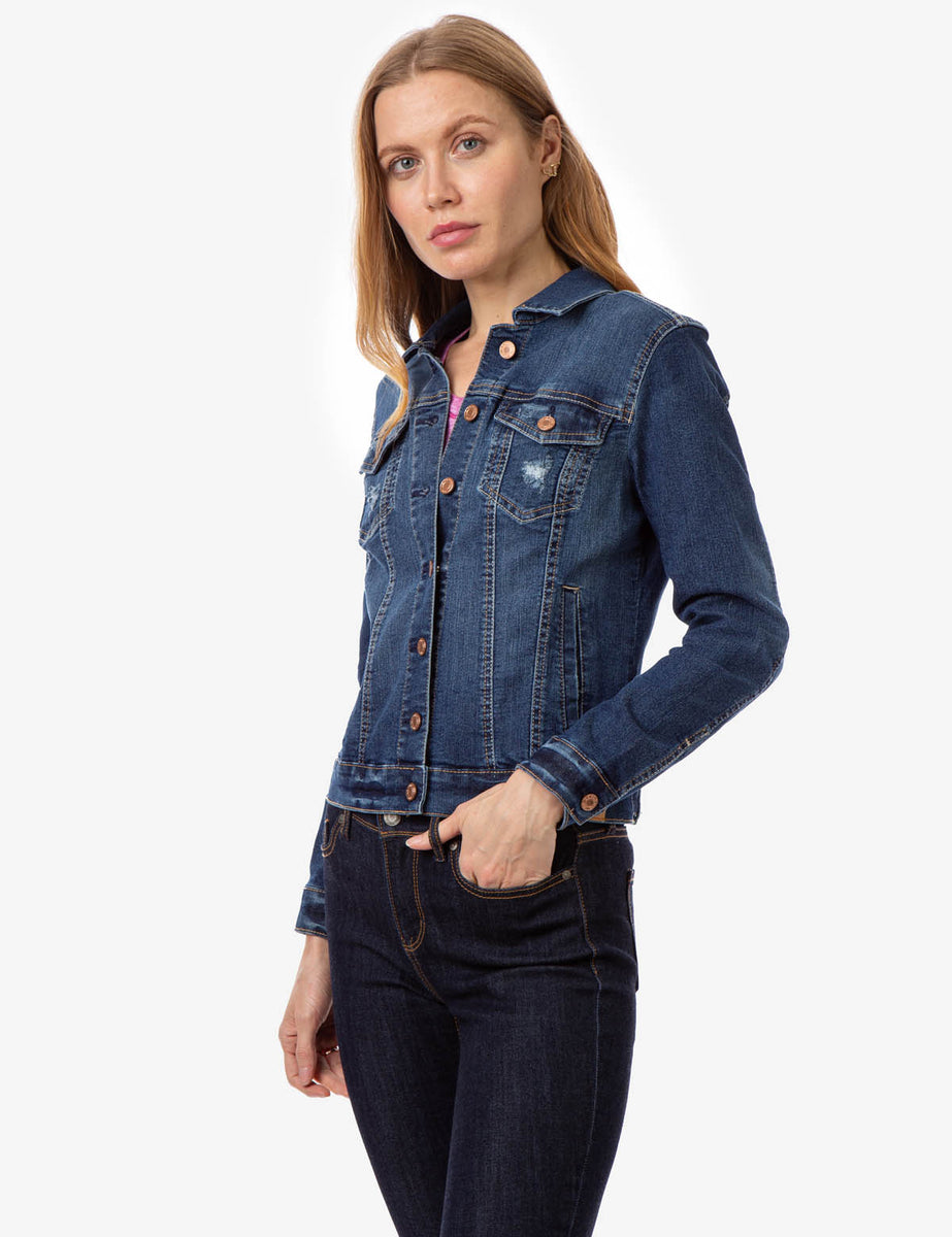 Repreve® Dark Wash Denim Jacket– U.s. Polo Assn.