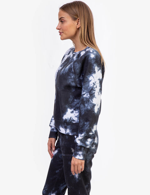 TIE DYE RAGLAN CREW NECK SWEATSHIRT - U.S. Polo Assn.