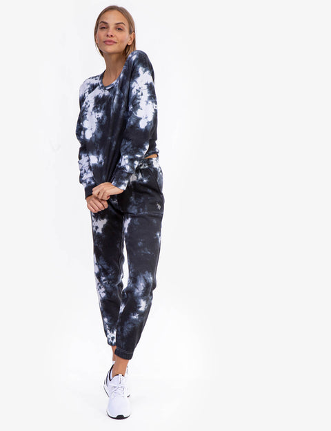 TIE DYE RAGLAN CREW NECK SWEATSHIRT - U.S. Polo Assn.