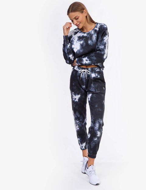 TIE DYE RAGLAN CREW NECK SWEATSHIRT - U.S. Polo Assn.