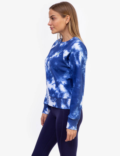 TIE DYE RAGLAN CREW NECK SWEATSHIRT - U.S. Polo Assn.