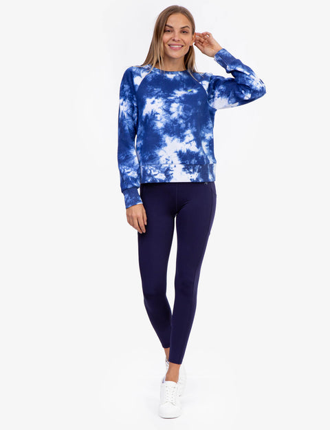 TIE DYE RAGLAN CREW NECK SWEATSHIRT - U.S. Polo Assn.