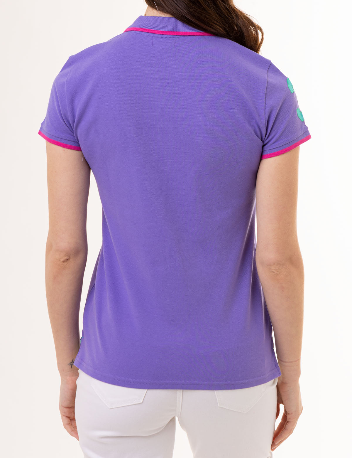 Crushed 3/4 Sleeve 'Tropix' Polo main image 0