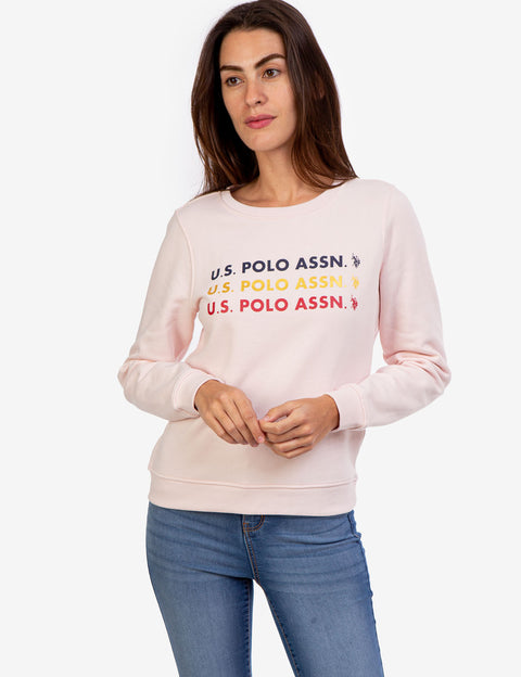 FOIL LOGO CREW NECK SWEATSHIRT - U.S. Polo Assn.