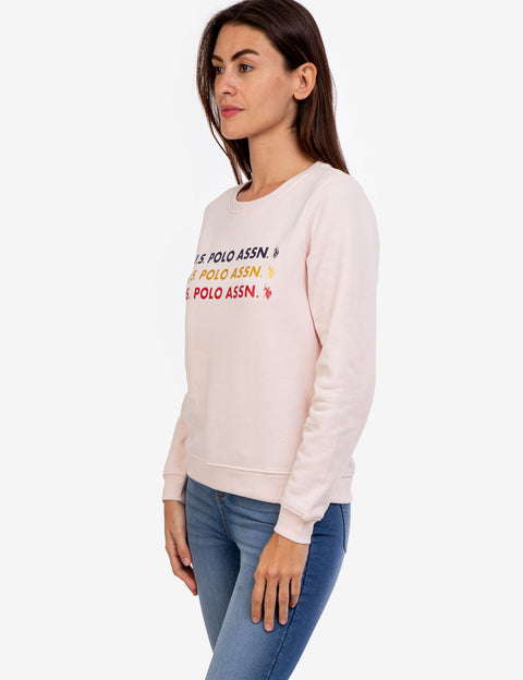 FOIL LOGO CREW NECK SWEATSHIRT - U.S. Polo Assn.