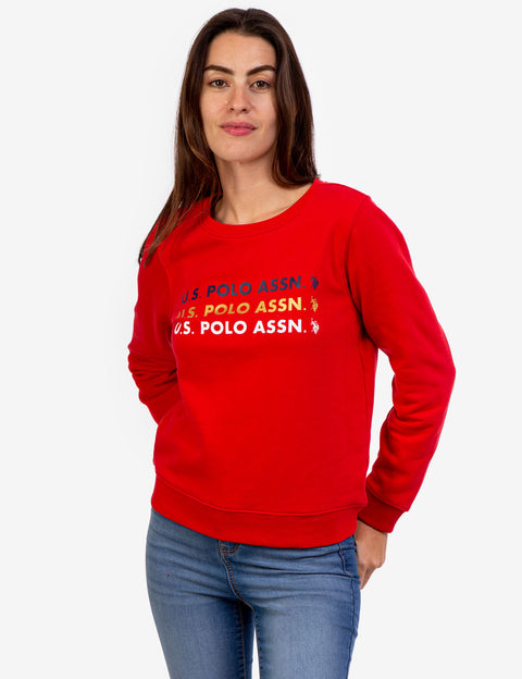 FOIL LOGO CREW NECK SWEATSHIRT - U.S. Polo Assn.