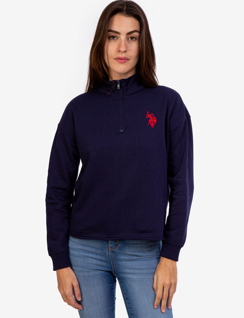 QUARTER ZIP PULLOVER SWEATSHIRT - U.S. Polo Assn.