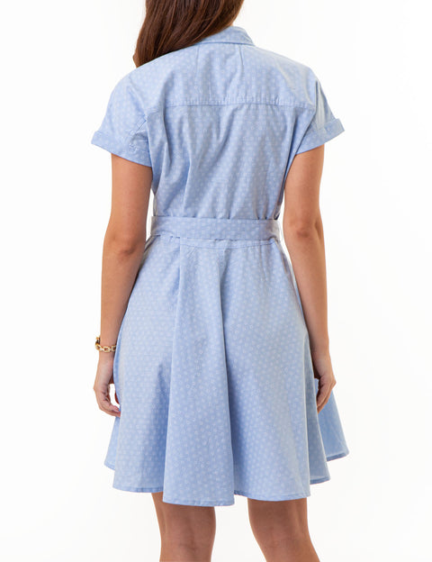 DOLMAN SLEEVE PRINTED DRESS - U.S. Polo Assn.