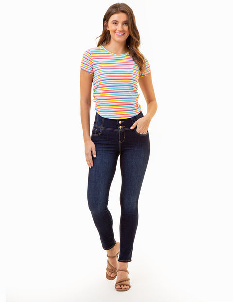 HIGH RISE CORSET SKINNY JEANS - U.S. Polo Assn.