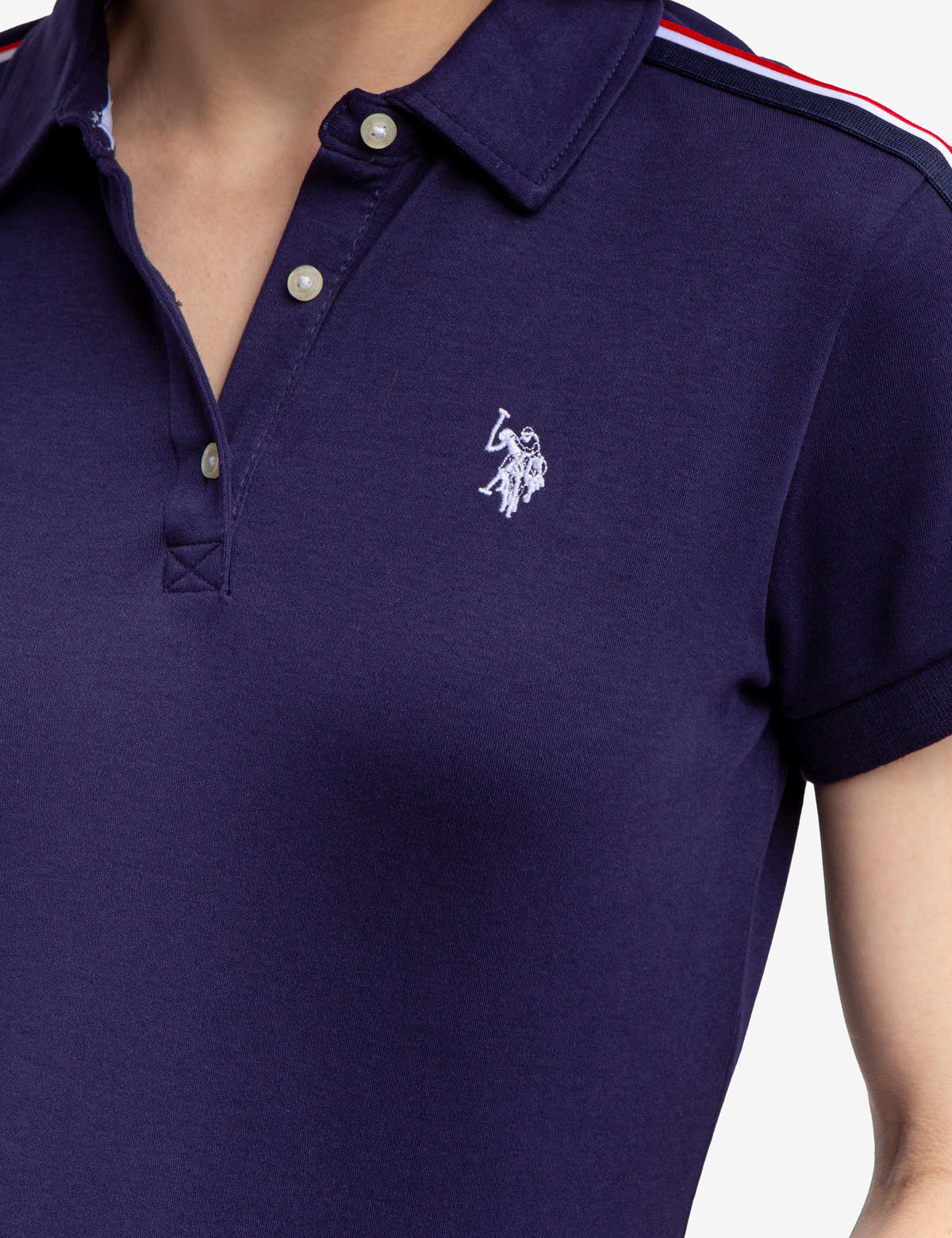 MULTI SHOULDER STRIPE POLO SHIRT– U.S. Polo Assn.