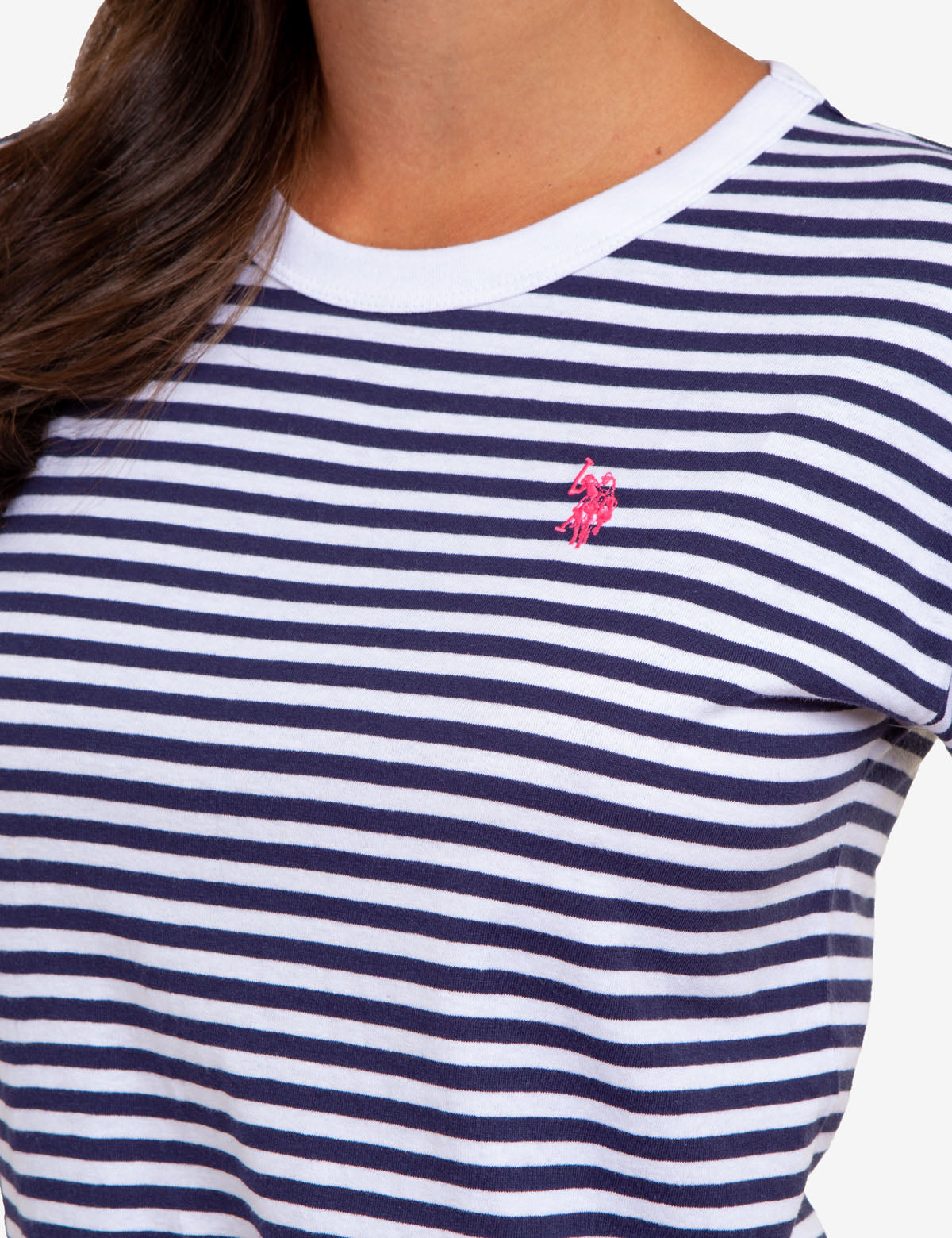 CONTRAST RINGER STRIPE CREW T-SHIRT– U.S. Polo Assn.