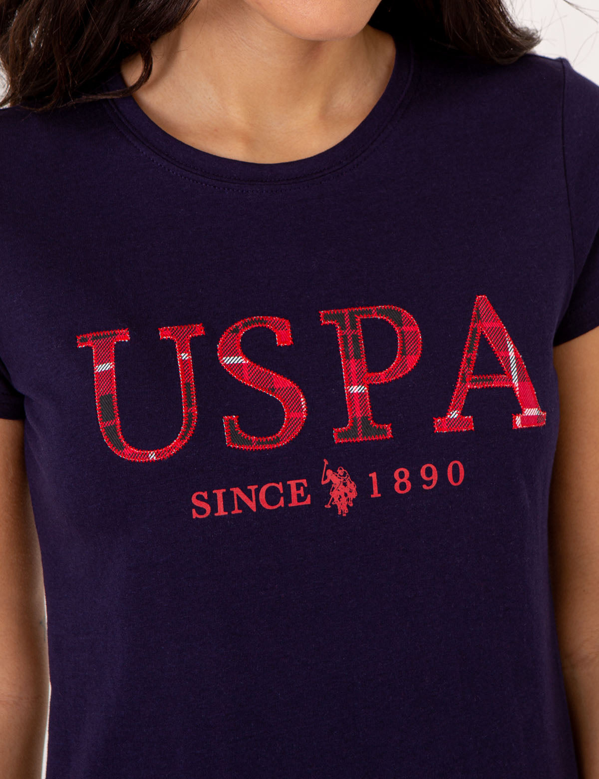 USPA STITCH APPLIQUE CREW NECK T-SHIRT– U.S. Polo Assn.