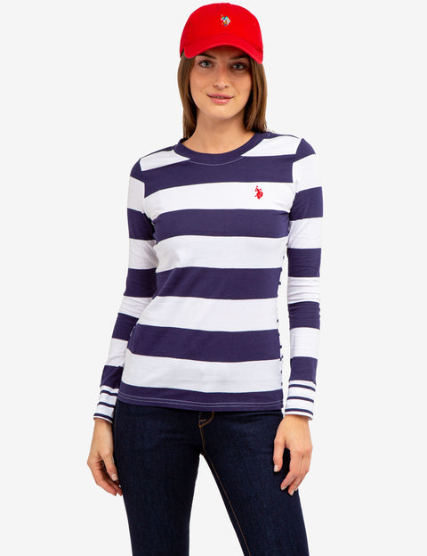 DUAL STRIPE LONG SLEEVE T-SHIRT - U.S. Polo Assn.