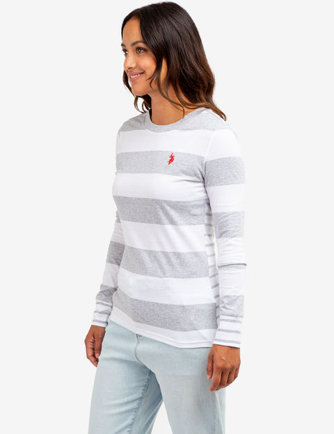 DUAL STRIPE LONG SLEEVE T-SHIRT - U.S. Polo Assn.