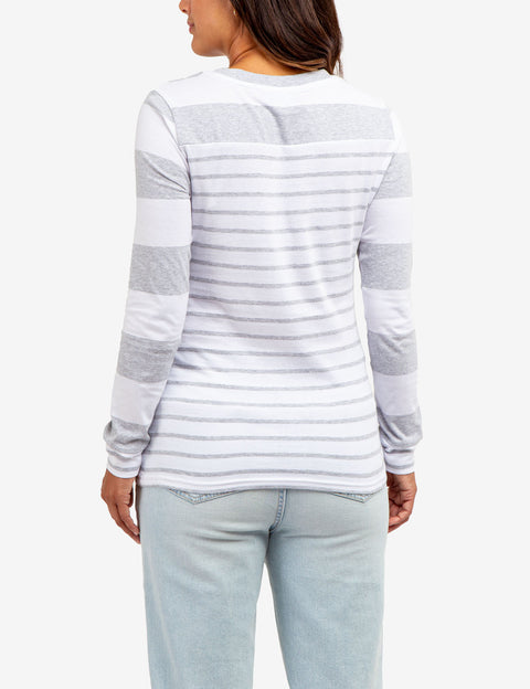 DUAL STRIPE LONG SLEEVE T-SHIRT - U.S. Polo Assn.