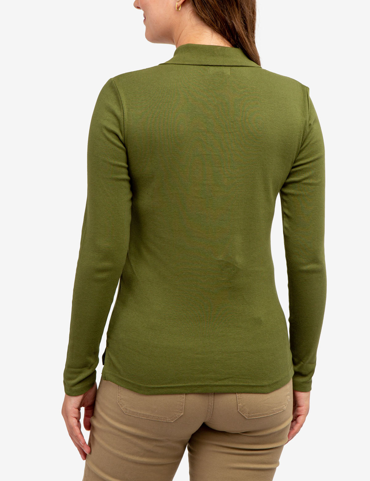 SPLIT NECK RIBBED LONG SLEEVE POLO SHIRT– U.S. Polo Assn.