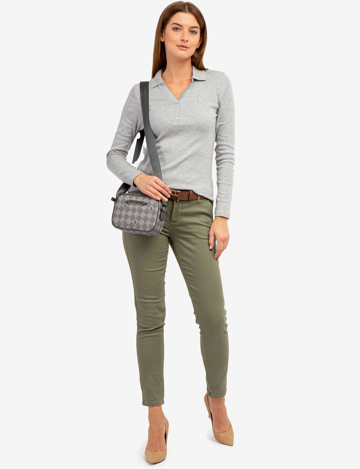 CLASSIC ZIP PRINTED CROSSBODY BAG U.S. Polo Assn.