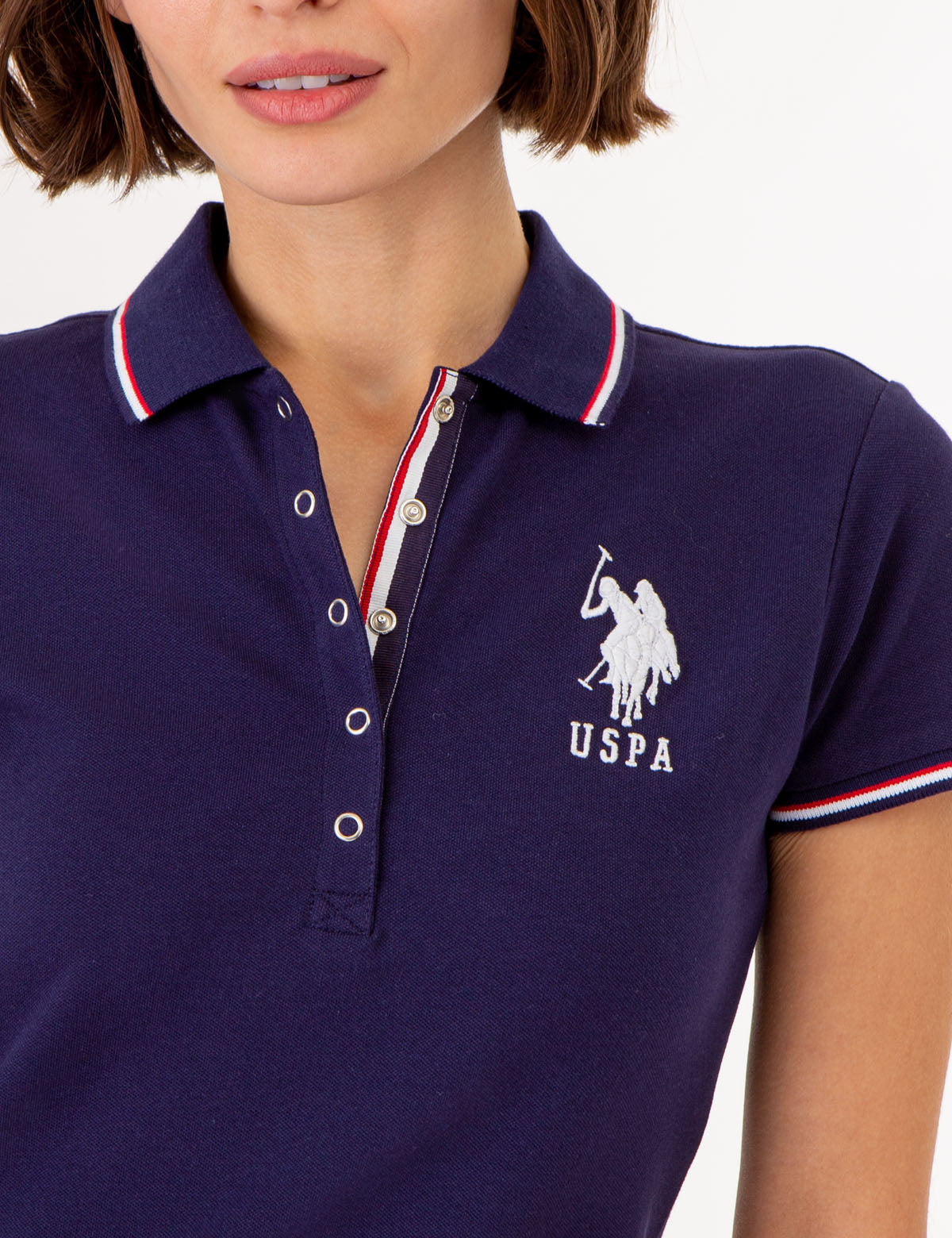 SIGNATURE STRIPE PLACKET POLO SHIRT– U.S. Polo Assn.