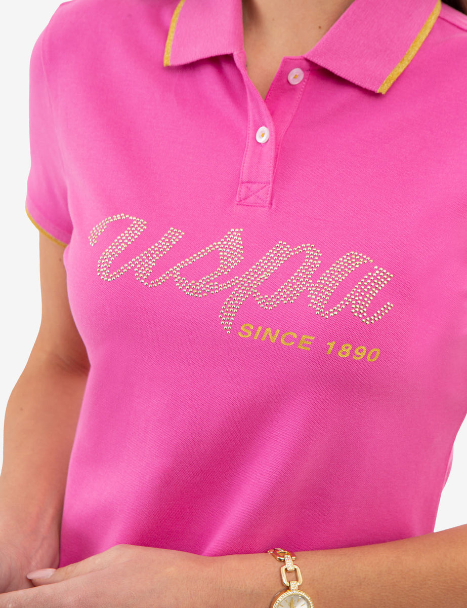 LUREX SCRIPT TIPPED POLO SHIRT– U.S. Polo Assn.