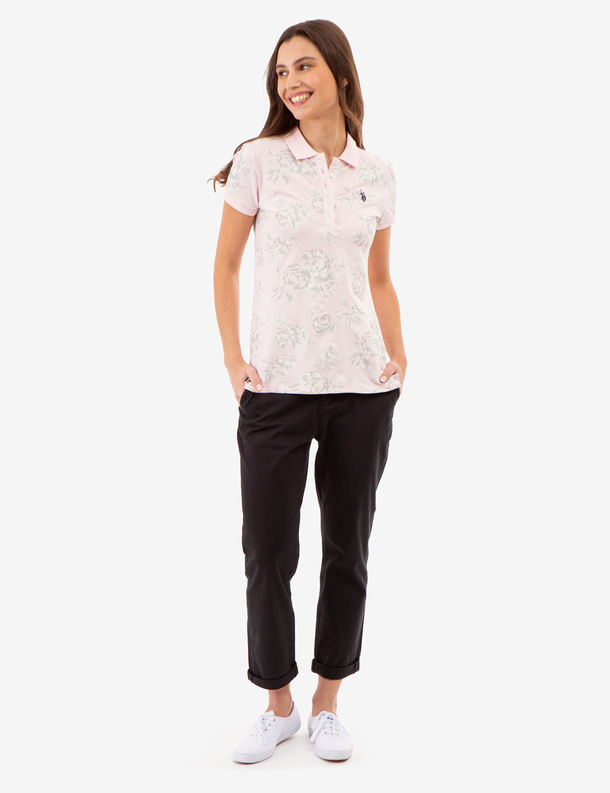 ROSE PRINT POLO SHIRT– U.S. Polo Assn.