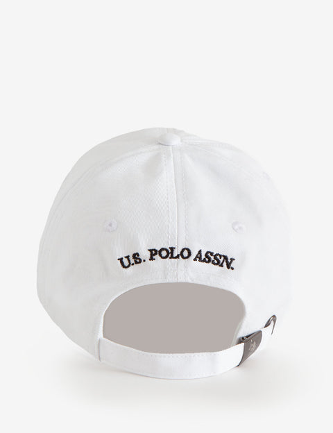 WOMENS TWILL RHINESTONE SIDE LOGO HAT - U.S. Polo Assn.