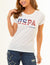 USPA SEQUINS FLAG SCOOP T-SHIRT - U.S. Polo Assn.