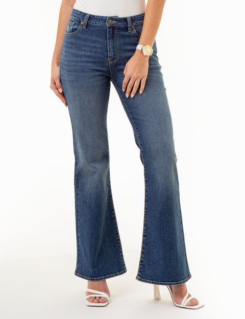 HIGH RISE FLARE JEANS - U.S. Polo Assn.
