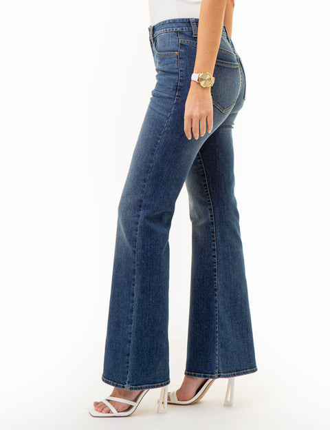HIGH RISE FLARE JEANS - U.S. Polo Assn.