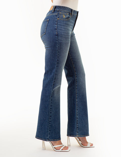 HIGH RISE FLARE JEANS - U.S. Polo Assn.